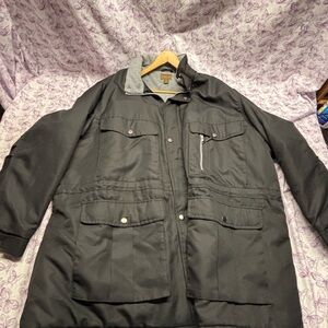 *winter sale*Men's Black Military Field Coat